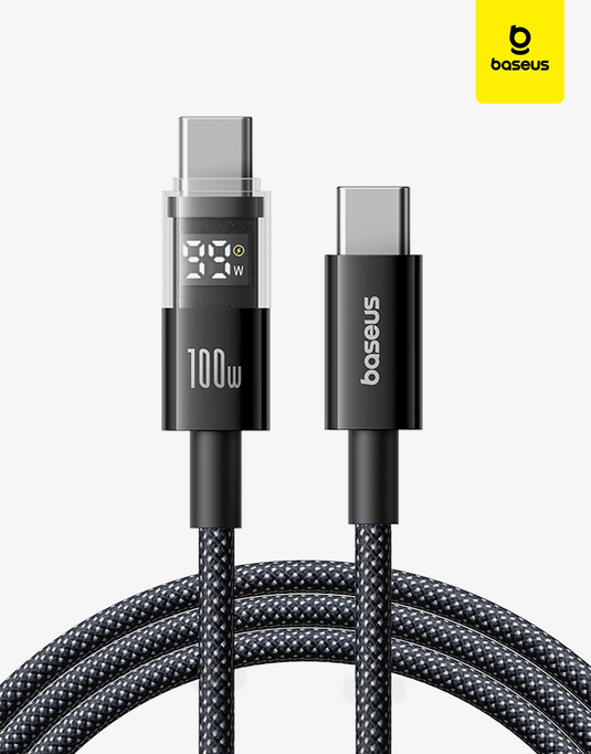 Cáp Sạc Nhanh Baseus Display 2 Series PD 100W Type-C to Type-C