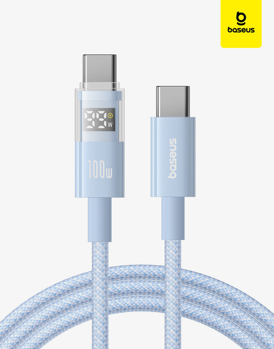 Cáp Sạc Nhanh Baseus Display 2 Series PD 100W Type-C to Type-C