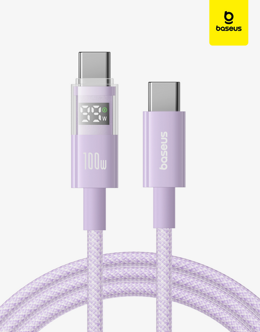 Cáp Sạc Nhanh Baseus Display 2 Series PD 100W Type-C to Type-C