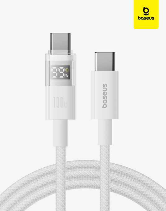 Cáp Sạc Nhanh Baseus Display 2 Series PD 100W Type-C to Type-C