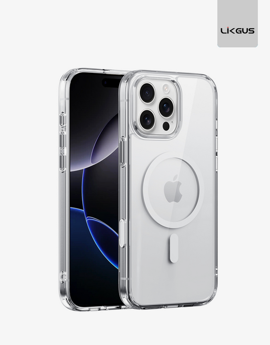 Ốp Lưng Likgus Ai Lin Mag iPhone 16 Series - Trong Suốt, MagSafe