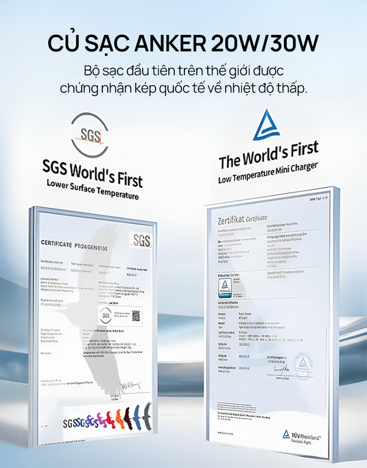 Củ Sạc Nhanh Anker Zolo GaN 30W cho iPhone/Android