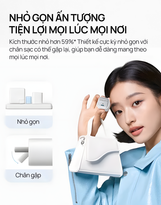 Củ Sạc Nhanh Anker Zolo GaN 30W cho iPhone/Android