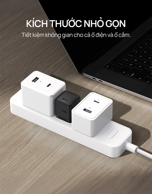 Củ Sạc Nhanh Baseus Palm USB-C 20W cho iPhone 16-11 Series