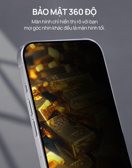 Kính Cường Lực Anank 2.5D Chống Nhìn Trộm 360° iPhone 11-16 Series