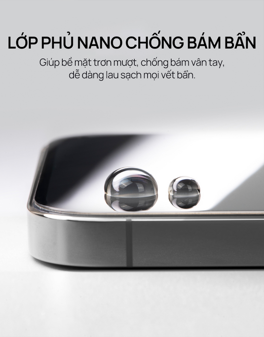 Kính Cường Lực HODA Trong Suốt iPhone 15/16 Series (Kèm Khung Dán)