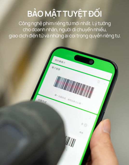 Kính Cường Lực HODA Chống Nhìn Trộm 26° iPhone 15/16 Series