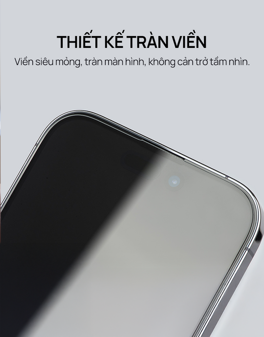 Kính Cường Lực HODA Chống Nhìn Trộm 26° iPhone 15/16 Series