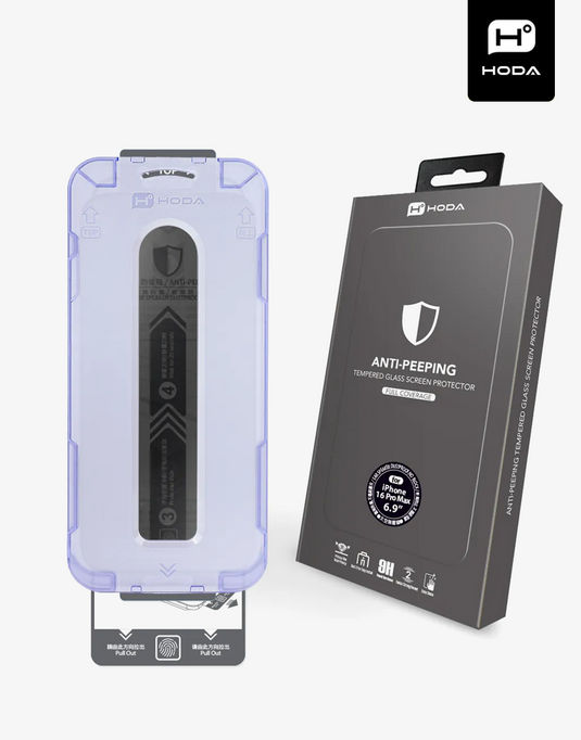 Kính Cường Lực HODA Chống Nhìn Trộm 26° iPhone 15/16 Series