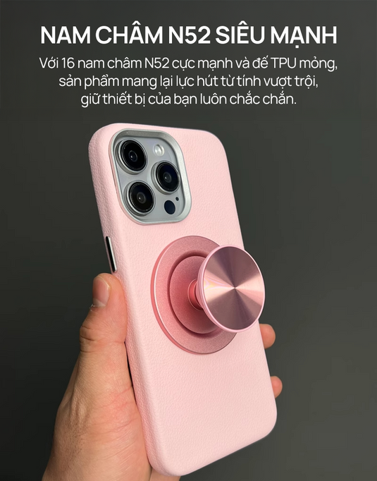 Giá Đỡ Điện Thoại PopGrips Metal MagSafe Popkon - iPhone/Android