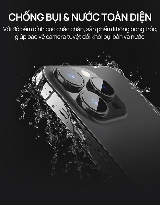 Kính Cường Lực Camera Sapphire URR iPhone 14/15/16 - Bảo Vệ Toàn Diện
