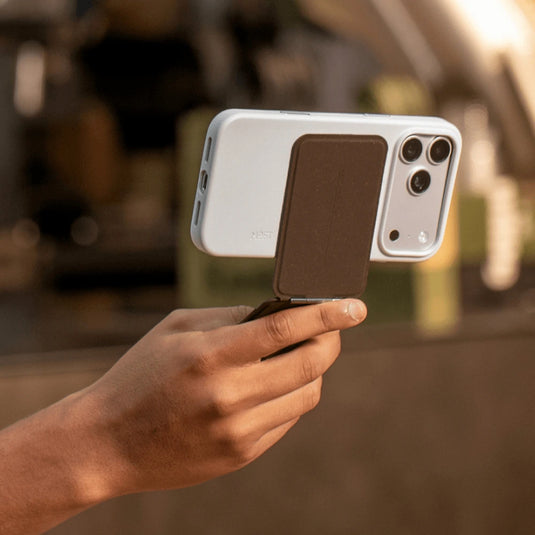 Snap Phone Tripod Crafted from MOVAS™-E Coffee Bio-Leather