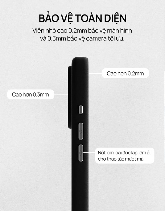 Ốp Lưng Popkon SandStone iPhone 14/15/16 Series - Nhám, Tản Nhiệt, MagSafe