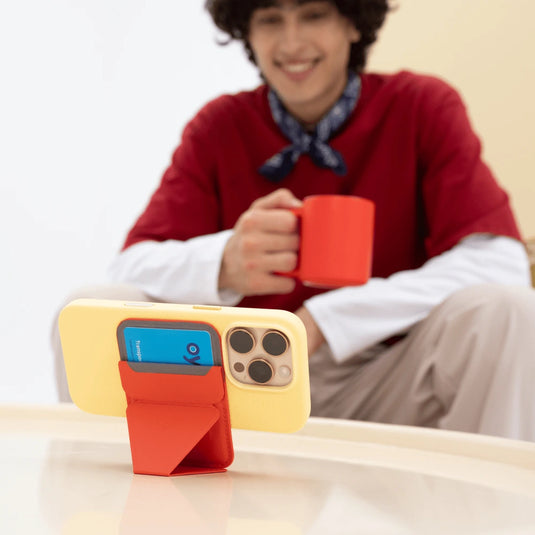 Snap-on Phone Stand & Wallet MOVAS™  - MagSafe Compatible